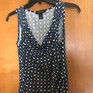 Green and Blue Tank Top